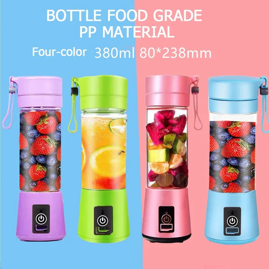 Home Kitchen Accessories Electric Mini USB 6 Blades Juicer Cup