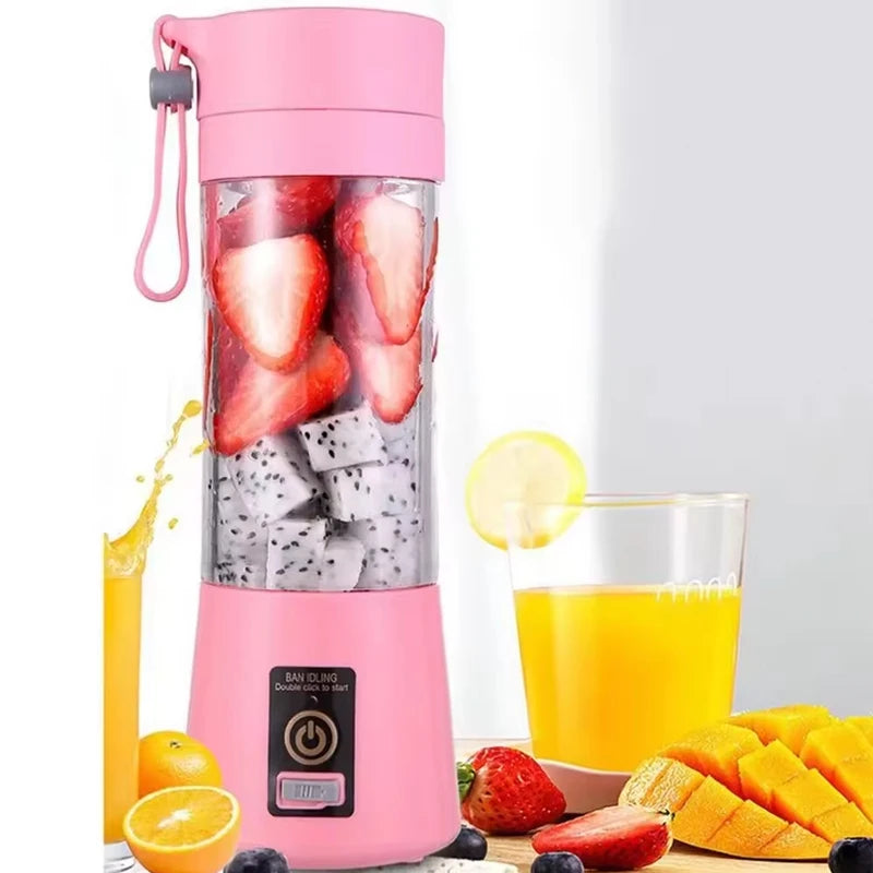 Home Kitchen Accessories Electric Mini USB 6 Blades Juicer Cup