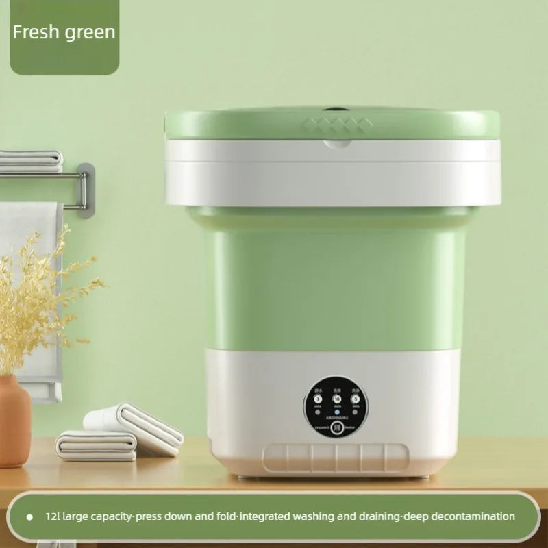 New Foldable Washing Machine Portable Travel Student Dormitory Underwear Baby Mini Washer