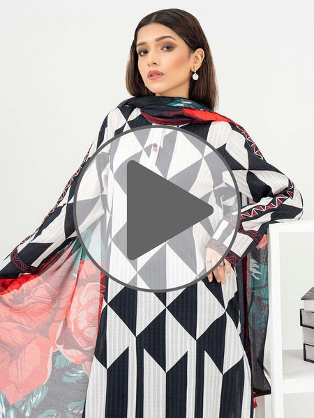 2 Piece Lawn Suit-Printed (Pret)