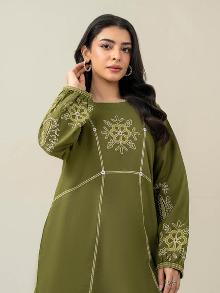 Khaddar Co-Ord Set-Embroidered (Pret)