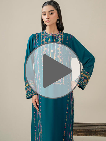 2 Piece Stone Suit-Embroidered (Pret)