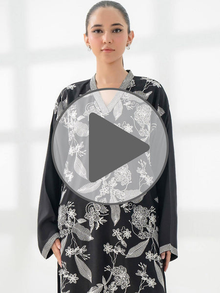 2 Piece Crepe Suit-Embroidered (Pret)