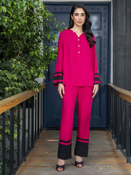 Dyed Color Block Marina Co-Ord Set