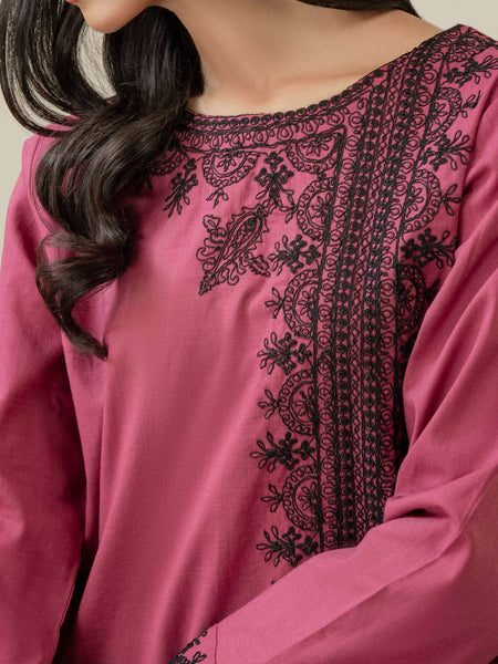 Khaddar Shirt-Embroidered (Pret)