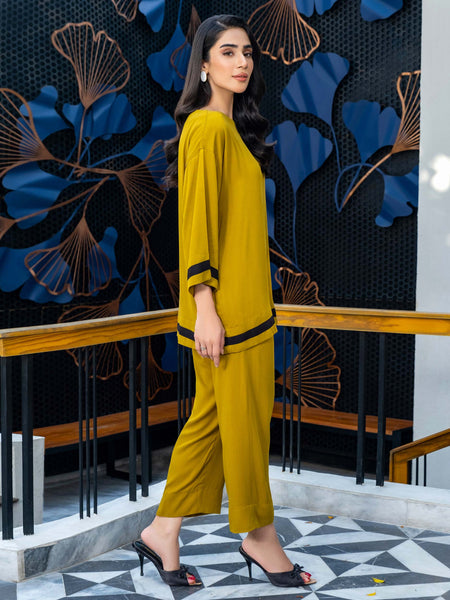 Dyed Color Block Stone Co-Ord Set