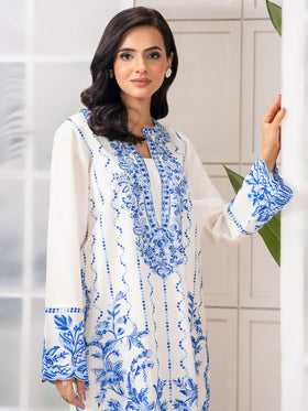 2 Piece Viscose Suit-Embroidered (Pret)
