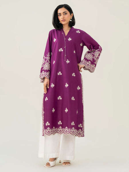 Cambric Shirt-Embroidered (Pret)