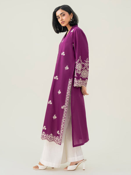 Cambric Shirt-Embroidered (Pret)