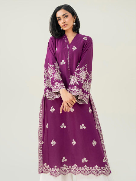 Cambric Shirt-Embroidered (Pret)