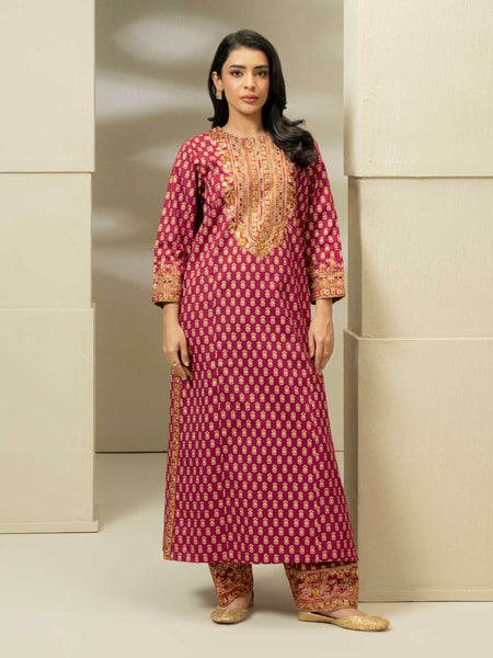2 Piece Lawn Suit-Embroidered (Pret)