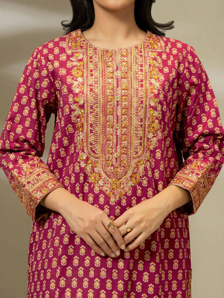 2 Piece Lawn Suit-Embroidered (Pret)
