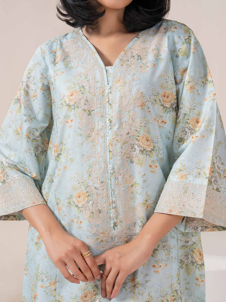 2 Piece Lawn Suit-Embroidered (Pret)