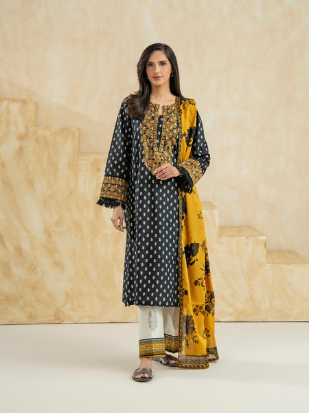 3 Piece Lawn Suit-Embroidered (Pret)