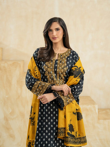 3 Piece Lawn Suit-Embroidered (Pret)