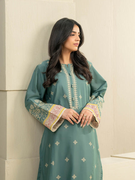 Cambric Shirt-Embroidered (Pret)