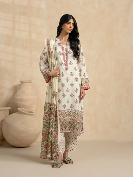 3 Piece Lawn Suit-Printed (Pret)