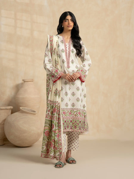 3 Piece Lawn Suit-Printed (Pret)