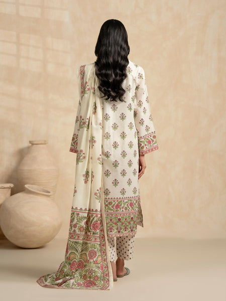 3 Piece Lawn Suit-Printed (Pret)