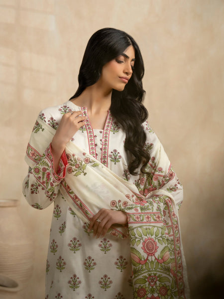 3 Piece Lawn Suit-Printed (Pret)
