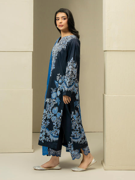 3 Piece Cambric Suit-Prined (Pret)