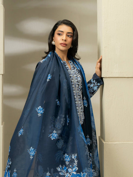 3 Piece Cambric Suit-Prined (Pret)