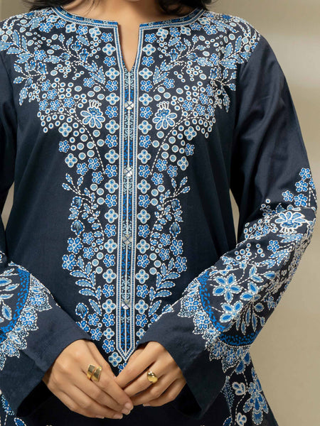 3 Piece Cambric Suit-Prined (Pret)