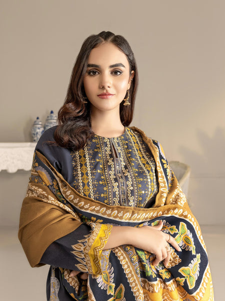 3 Piece Khaddar Suit-Embroidered(Unstitched)