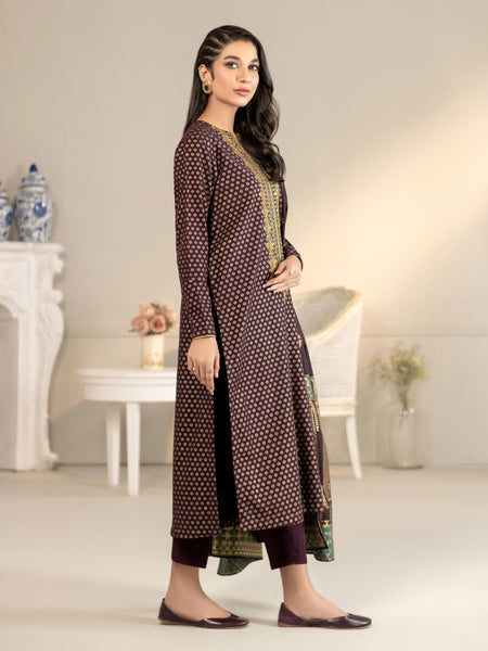 3 Piece Khaddar Suit-Embroidered(Unstitched)