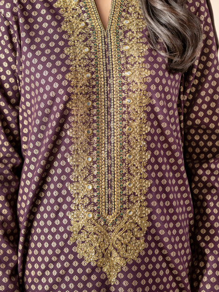 3 Piece Khaddar Suit-Embroidered(Unstitched)