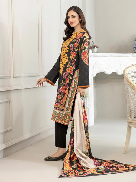 2 Piece Winter Cotton Suit-Embroidered(Unstitched)