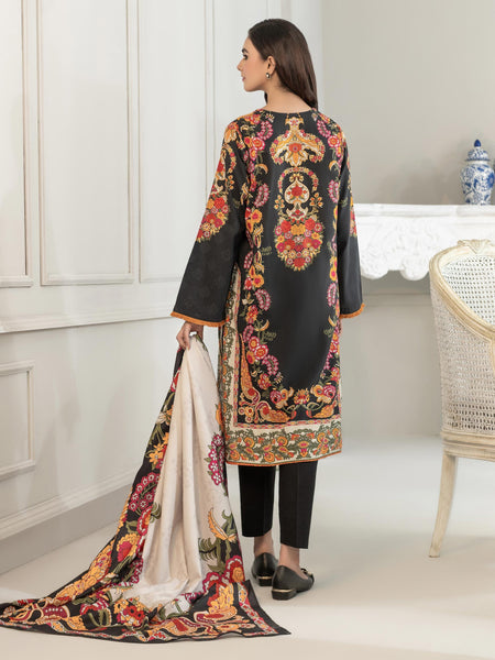 2 Piece Winter Cotton Suit-Embroidered(Unstitched)