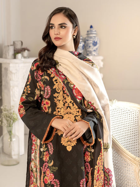 2 Piece Winter Cotton Suit-Embroidered(Unstitched)