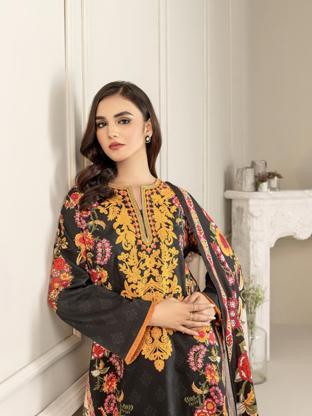 2 Piece Winter Cotton Suit-Embroidered(Unstitched)