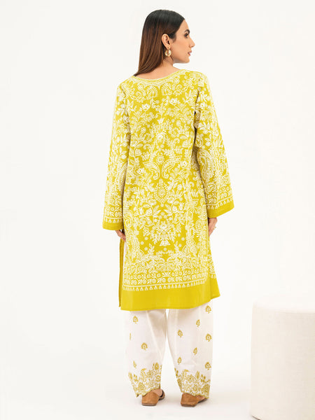 2 Piece Winter Cotton Suit-Embroidered (Pret)