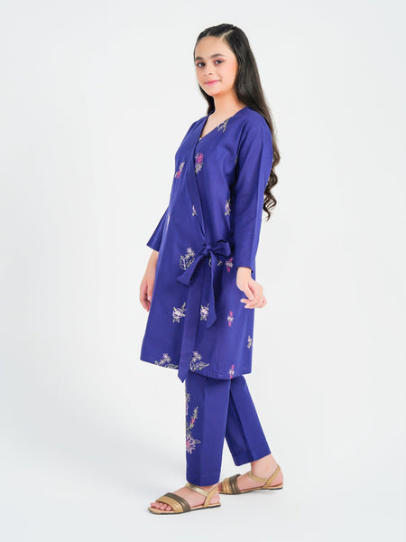 2 Piece Khaddar Suit-Embroidered