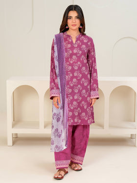 3 Piece Lawn Suit-Printed (Unstitched)