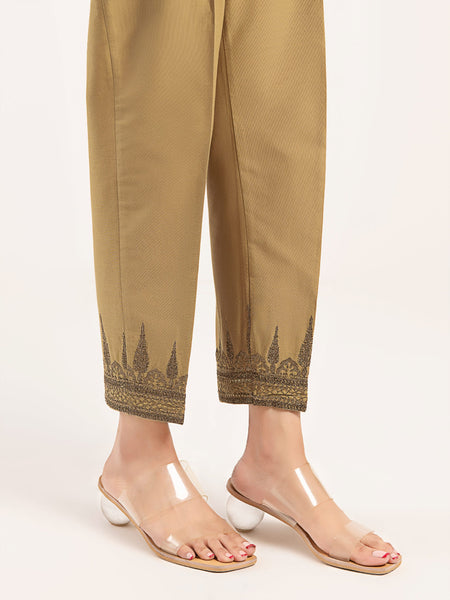 Embroidered Winter Cotton Trouser
