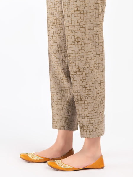 Printed Khaddar Trousers
