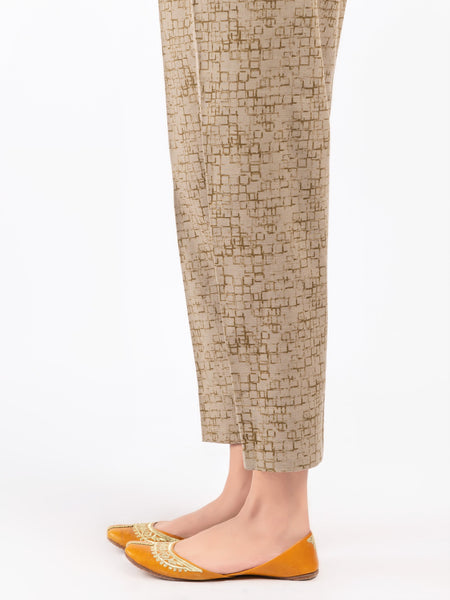 Printed Khaddar Trousers