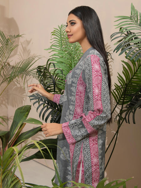 Linen Shirt-Printed (Unstitched)