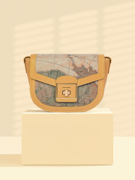 Map Print Handbag