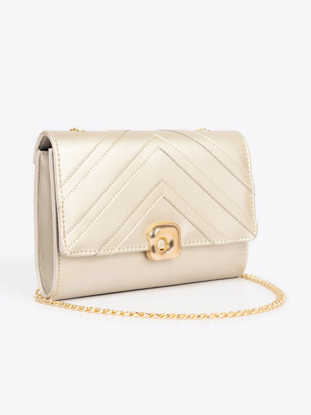 Chevron Stitch Clutch