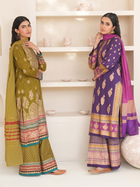 3 Piece Lawn Suit-Paste Print (Unstitched)