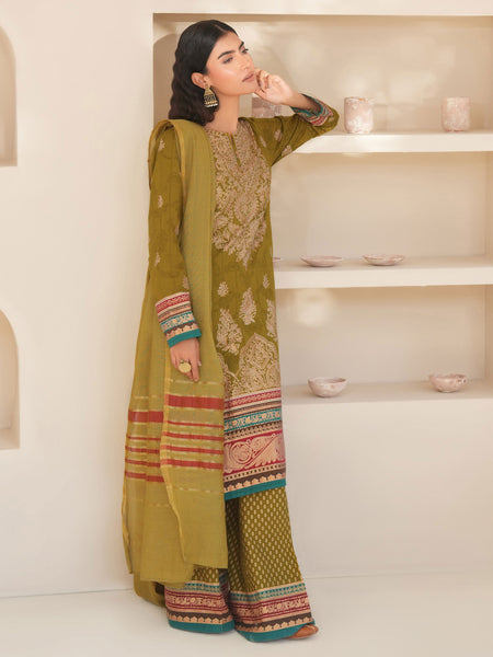 3 Piece Lawn Suit-Paste Print (Unstitched)