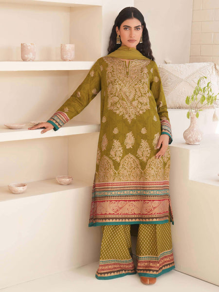 3 Piece Lawn Suit-Paste Print (Unstitched)