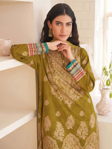 3 Piece Lawn Suit-Paste Print (Unstitched)