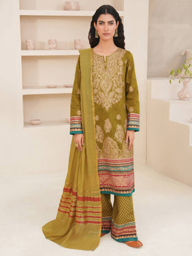 3 Piece Lawn Suit-Paste Print (Unstitched)