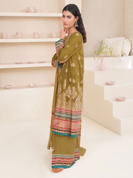 3 Piece Lawn Suit-Paste Print (Unstitched)