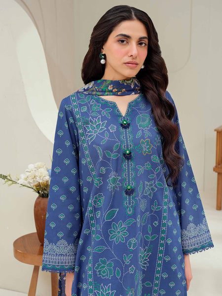 3 Piece Lawn Suit-Printed (Unstitched)